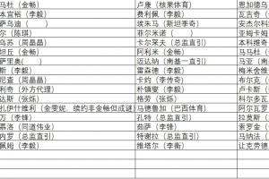 公开赛杯战绩