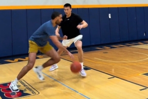 干货满满！淡厚然和小波特弟弟琼泰进行美式单挑