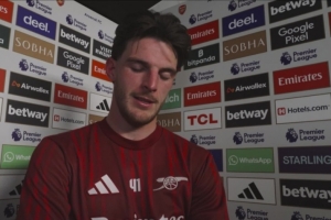 赖斯：想赢英超冠军就必须赢下全部5场比赛，现在赢了1场还剩4场