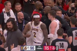 这梁子真结下了！火箭湖人赛后一片混乱 斯玛特伊森等人还在吵架