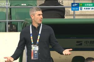 国安主帅不解！拉莫斯冒顶送礼谢蒂内破门，VAR认定进球有效