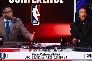 季后赛前，安东尼曾称火箭能进西决，麦迪卡特听完都笑了