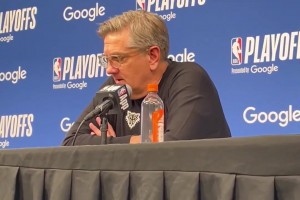 伤心哽咽！芬奇谈迪文报销：打击太大了！他最近状态多好啊